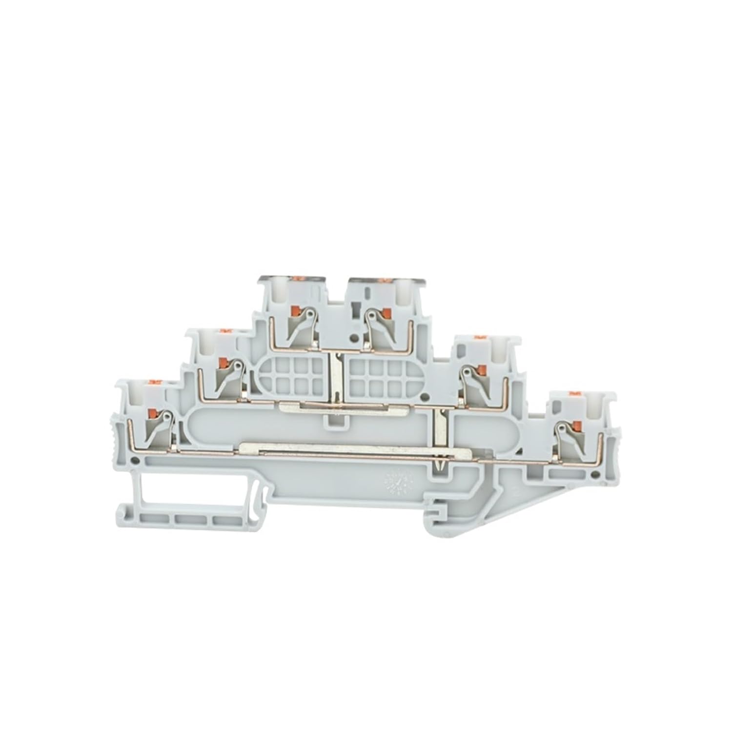 PT1.5-3L-PV Bonding Push-in Din Rail Terminal Block 1.5mm² Terminal Wire Connector 5Pcs(5 Pcs)