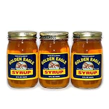 Golden Eagle Syrup Bundle, 15 Oz Jars of Golden Eagle Alabama Syrup Pack of 3