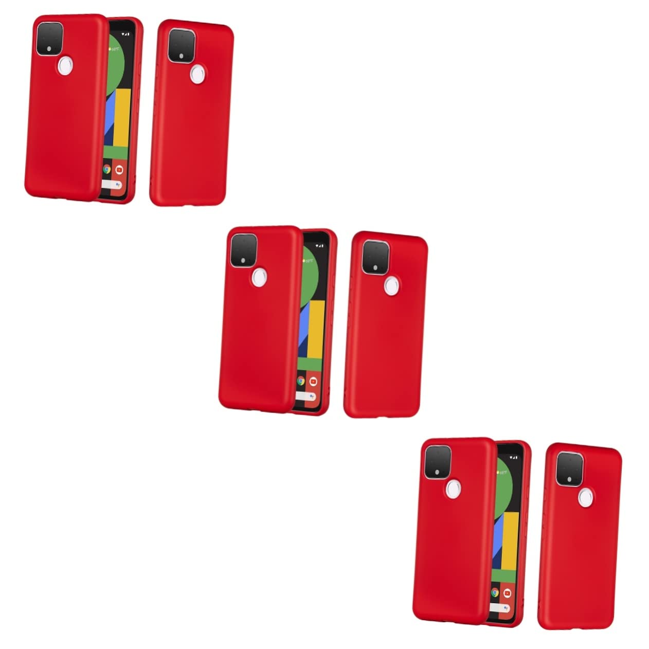 UPKOCH 3pezzi Cover Per Smartphone Silicone Liquido Con Laccetto Compatibile Con Pixel Protezione Anticaduta e Antigraffio Facile Accesso Porte e Pulsanti Design Elegante e Resistente