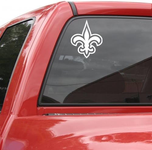 New Orleans Saints 8x8 White Team Logo Decal