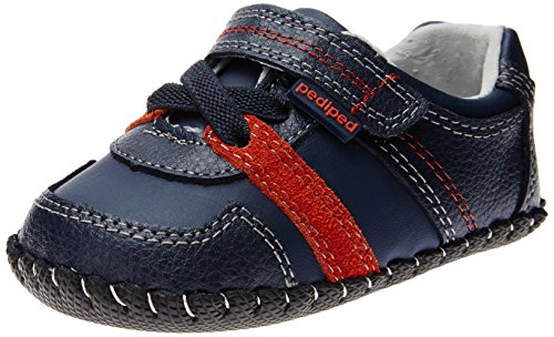 pediped Originals Channing Crib Shoe (Infant/Toddler),Navy,Extra Small (0-6 Months)