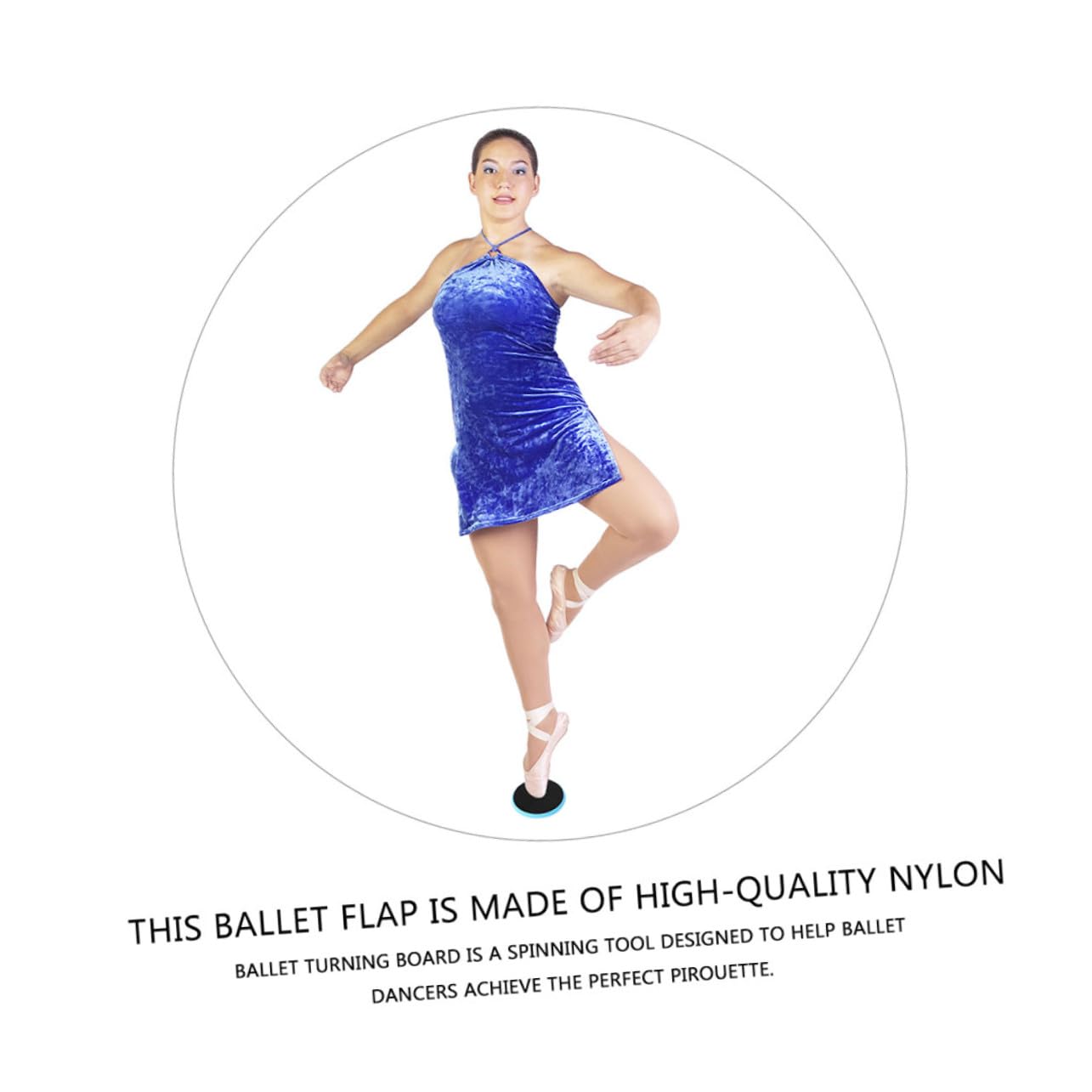 UKCOCO Planche de Rotation pour Ballet et Danse Disque Entraînement Tournant Portable Surface Lisse Antidérapante Aide à Équilibre pour Danseuses Gymnastes et Patineuses