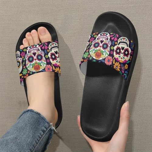 Slides & Slippers for Women Men Cute Waterproof Slide Sandals with Slip Resistant Summer Quick Dry Beach Pool Shower Shoes2