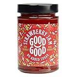 Sweet Strawberry Jam by Good Good - 12 oz / 330 g - Keto Friendly No Added Sugar Strawberry Jam - Keto - Vegan - Gluten Free - Diabetic (Strawberry)