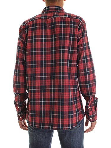 Jack & Jones Jorjake Shirt LS Org Camicia, Blu