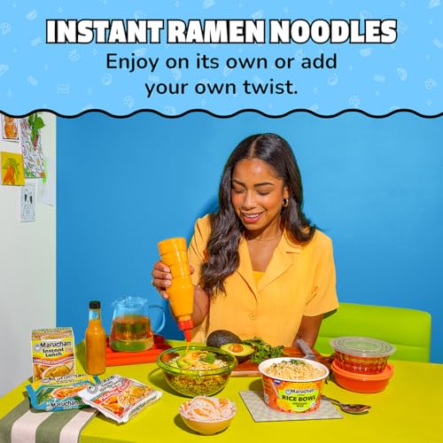 Maruchan Ramen Less Sodium Chicken, Instant Ramen Noodles, Ready to Eat Meals, 3 Oz, 24 Count