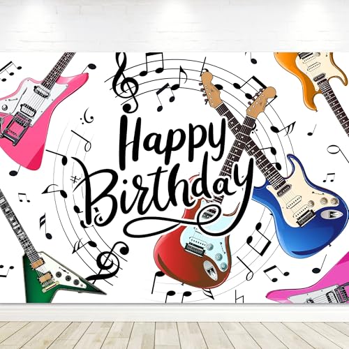Fondo fotográfico música guitarra 7x5 pies miniatura 1