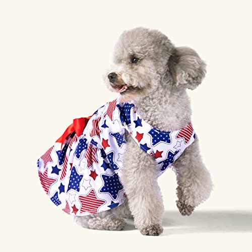Image of CuteBone Dog Mesh Dress Puppy Sundress Pet Outfit Summer Fashion for Small Dogs Girl Cat Clothes