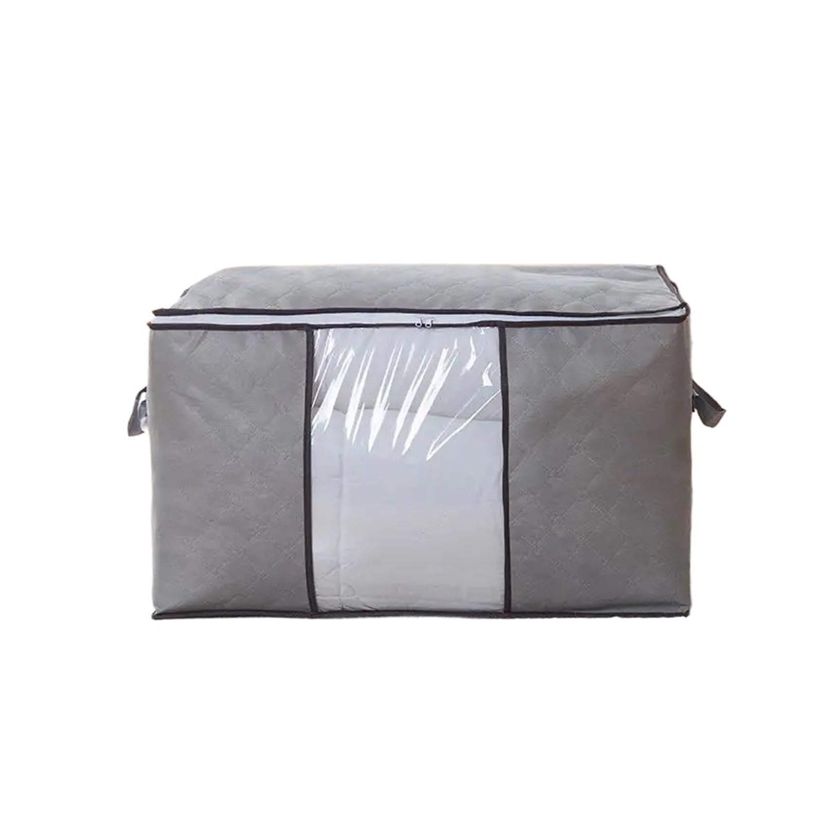 RRYPBOVG Foldable Blanket Storage Bags 3PCS 90L Large Storage Bags Bins Foldable Closet Organizer Storage Containers With Handles Thick Fabric For Clothing Blanket(Grey)
