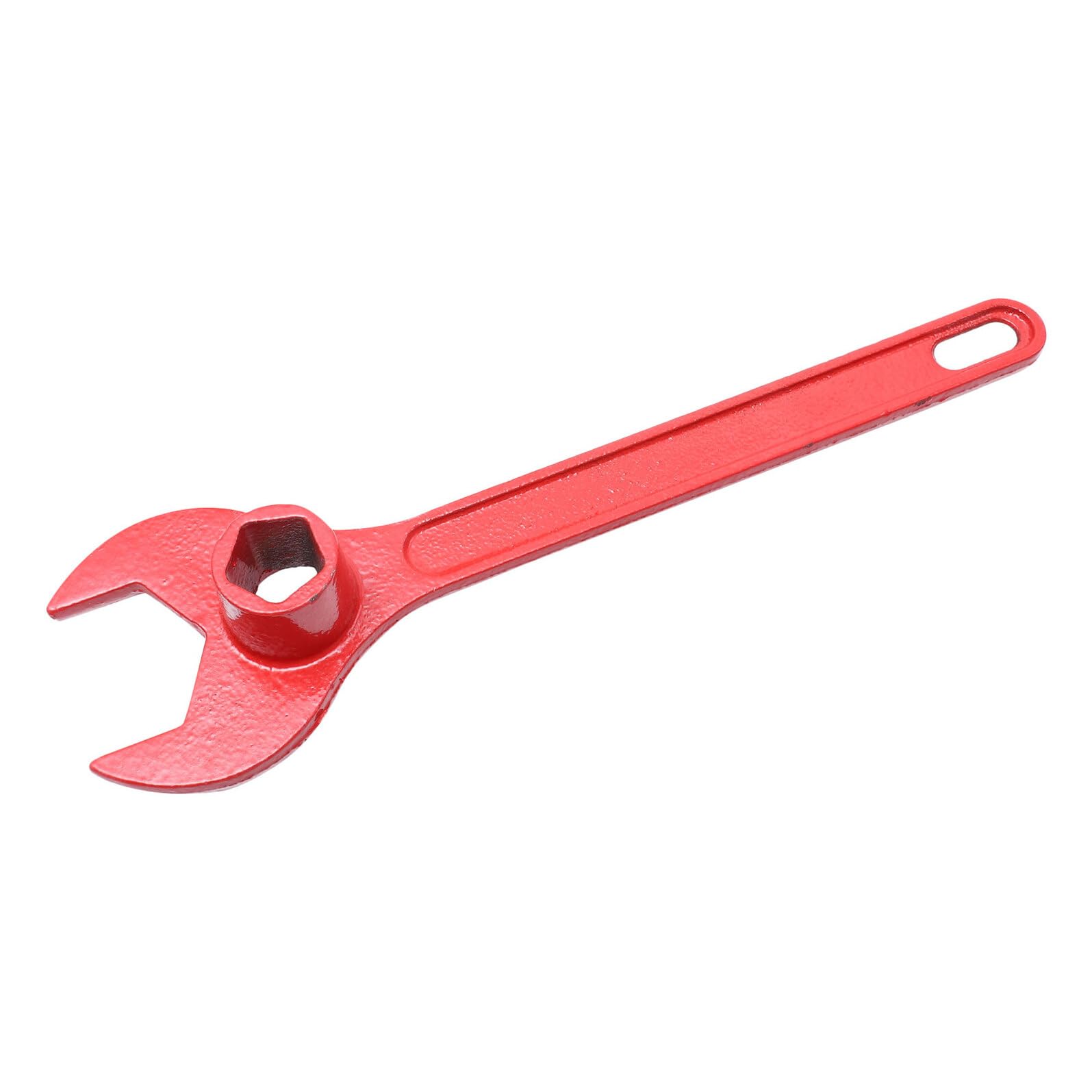 SOIMISS Llave para Hidrante contra Incendios Multifuncional Roja Llave Inglesa Hexagonal de Gran Tamaño Recubrimiento Anticorrosión Portátil y Resistente para Emergencias al Aire Libre