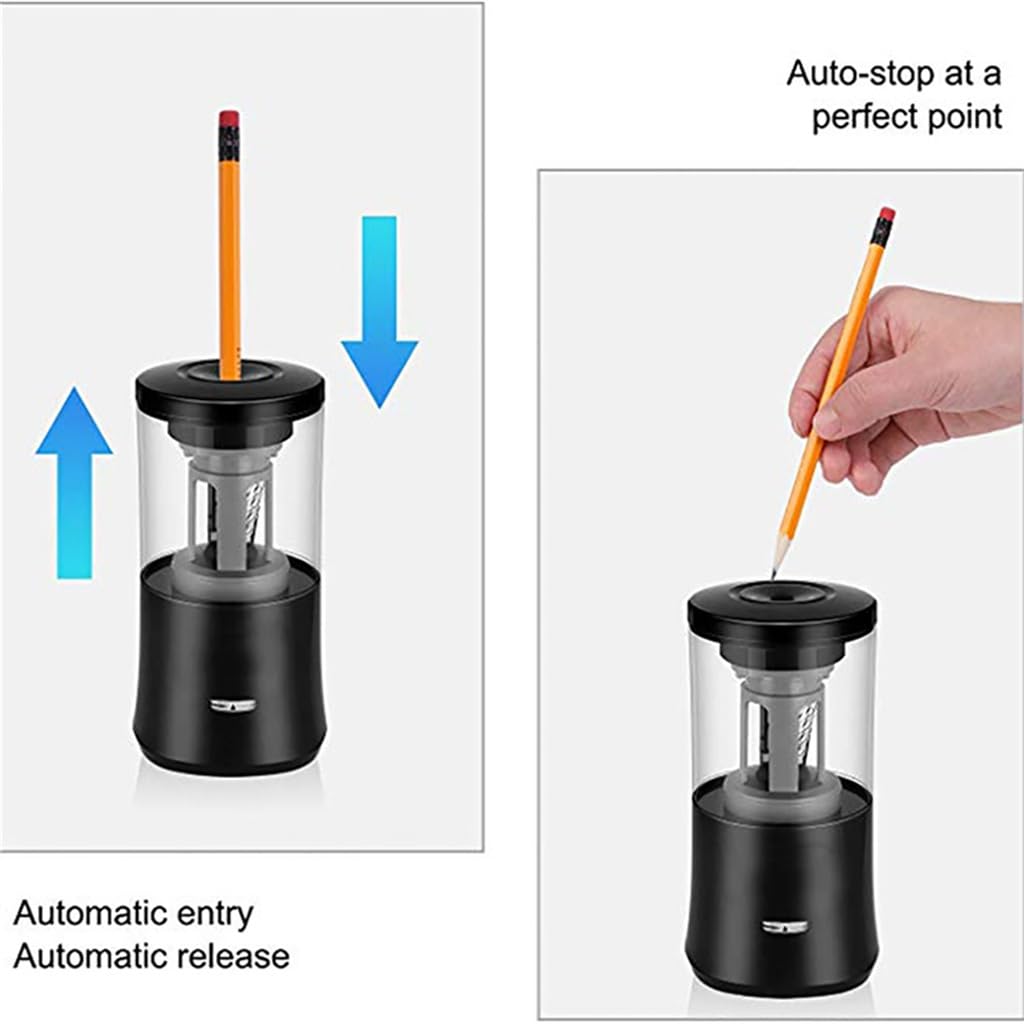 Taille-crayon automatique électrique CHUNYU mécanique USB haute résistance pour l'école, le bureau et la maison Stylos