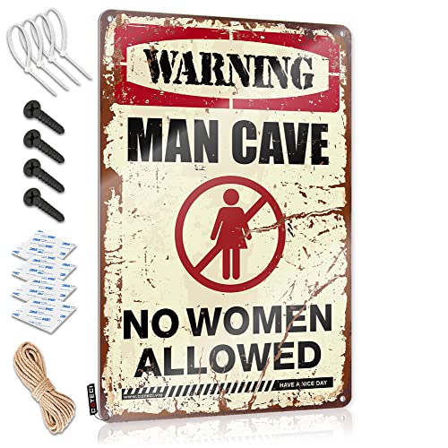 r[o[ ^TC x j A No Women Allowed Sign Stuff for Bedroom Boys Q  (TCY:20X30CM )