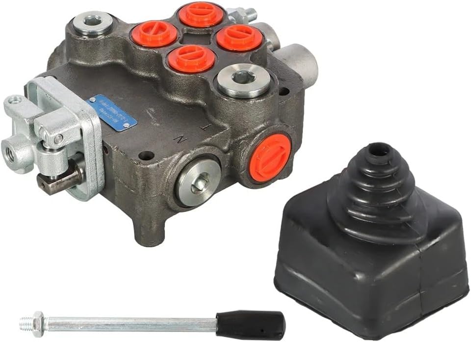 2 Spool 21GPM Hydraulic Directional Control Valve For Tractor Loader w/Joystick