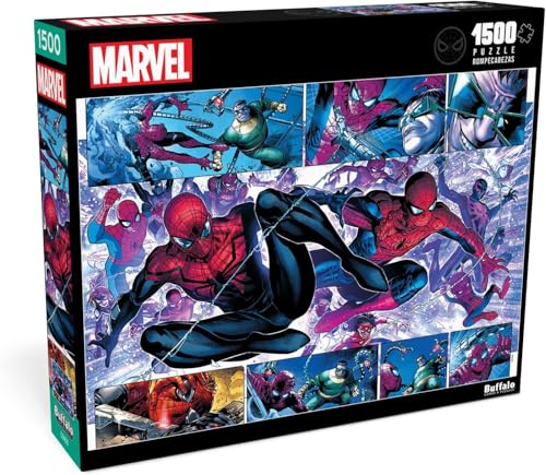 Rompecabezas Buffalo Games - Marvel Comics: La Conspiración del Clon, 1500 piezas para adultos | Hecho en EE.UU., cartón reciclado, incluye póster, ideal como regalo y para enmarcar miniatura 1