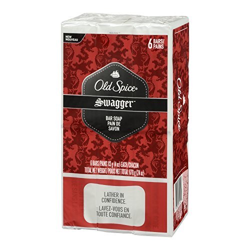 Old Spice Red Zone Swagger Scent Bar Soap Pack Of 6-29.8 Oz