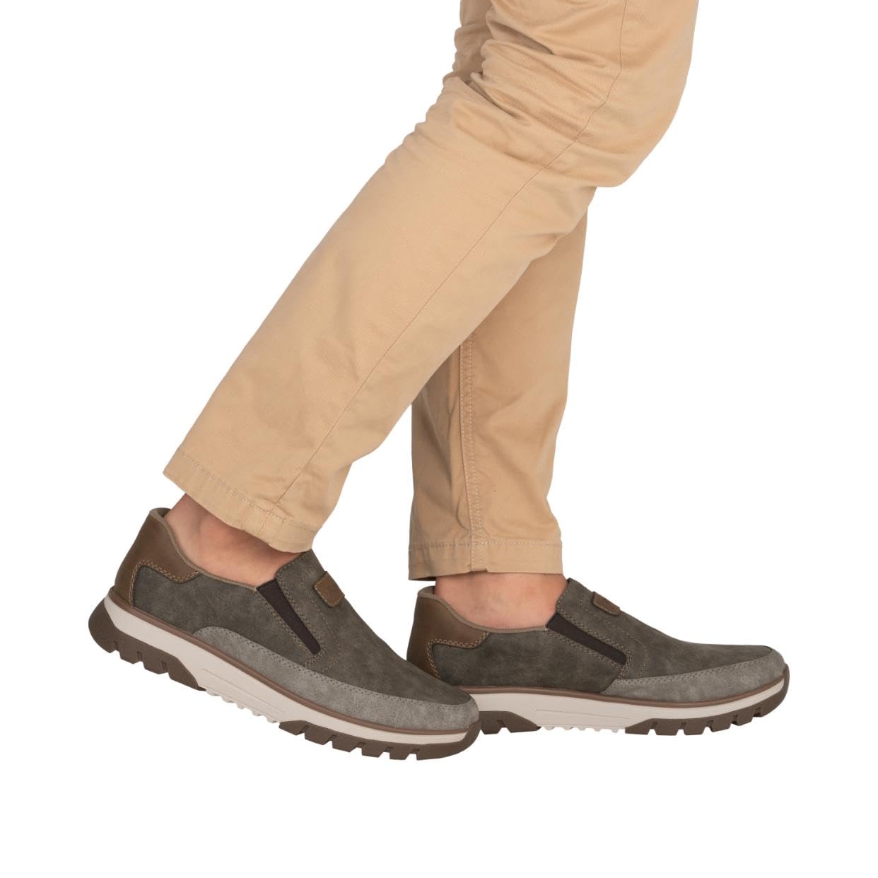 Rieker B9350-25 Herren Slipper Synthetik in braun - Gr. 40