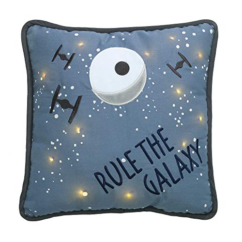 Image of Lambs & Ivy Star Wars Signature Galaxy LED Light-Up Decorative Throw Pillow