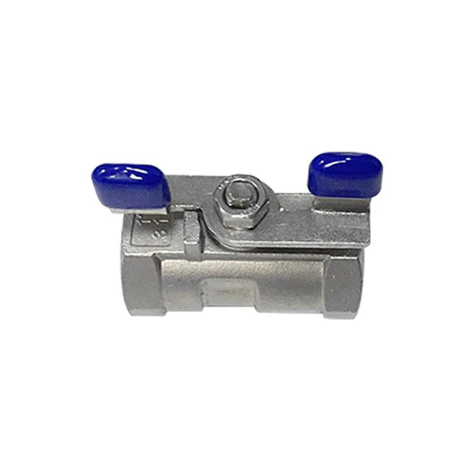 Valvola a sfera a bassa pressione monoblocco da 1/2" 3/4" 1" 1-1/4" 2" Valvola a sfera in acciaio inossidabile 304 1 pz(3/8")