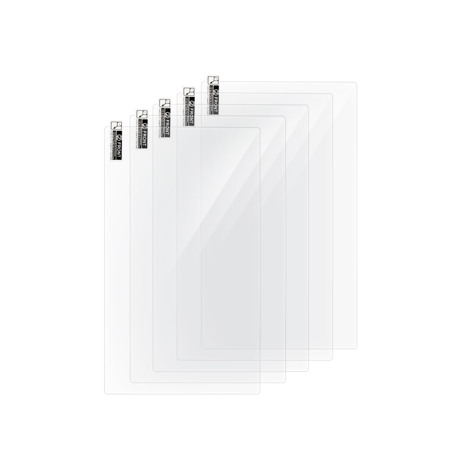 5PCS Screen Protector 9.25 inch For LCD Resin 3D Printers, Protective Film Original LCD Screen Protective Film for Anycubic Photon Mono X 6K, M3 Plus 9.25 inch Mono Resin 3D Printers