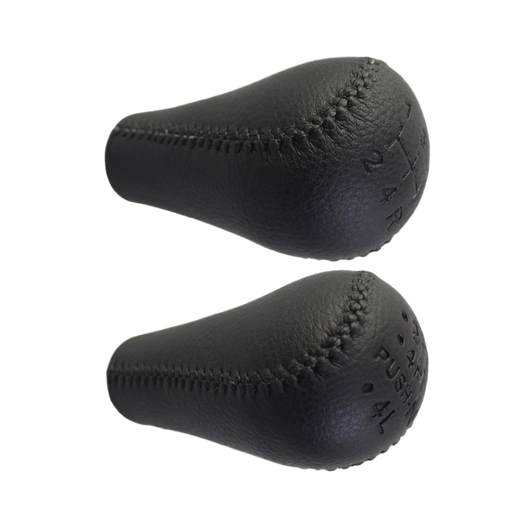 Zatbshwhy Onecolor 2Pcs Leather Transfer Case Gear Shift Knobs 3321832J07 Compatible With Patrol Gu Y61 Y62
