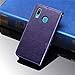Galaxy A20 Wallet Case,Galaxy A30 Case, [Flower Embossed] Premium PU Leather Flip Protective Case Cover with Card Holder and Stand for Samsung Galaxy A20/A30 2019 Release (Purple)
