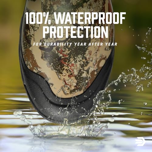 Image of LaCrosse AlphaBurly Aero Men's 17 inch Waterproof Rubber Hunting Boots Insulated with Neoprene Core, Outdoor Footwear
