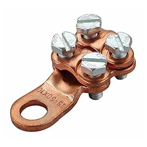 Klauke Klemmkabelschuh 586R/10 bk Kupferverbinder