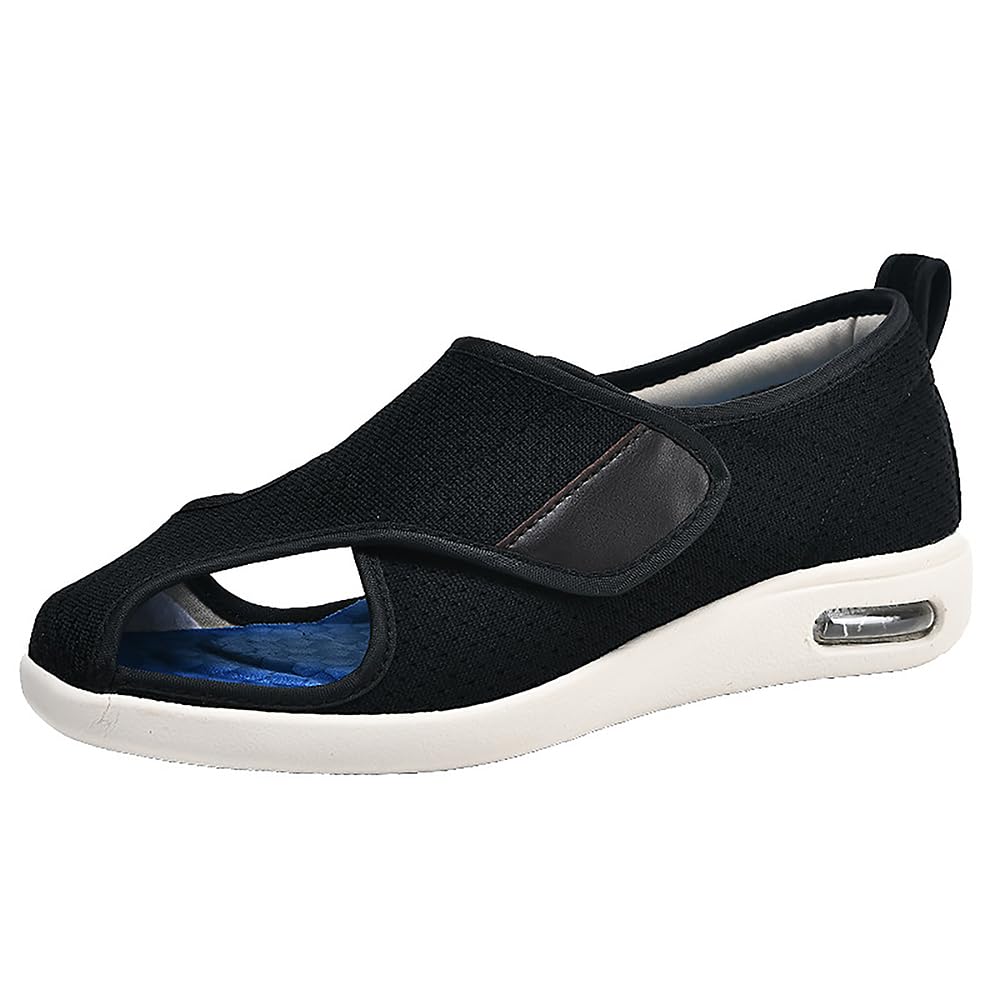 Diabetiker Schuhe Extra Weit Orthopädische Schuhe Herren Damen Walkingschuhe Sommer Mit Klettverschluss Schuhe Nahtloser Ultraleicht Gesundheitsschuhe Für Senioren Geschwollene Füße