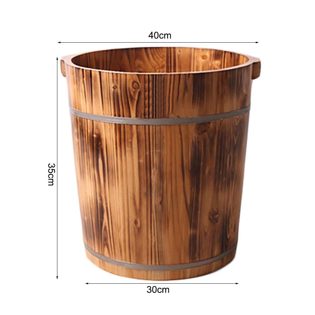 Baignoire en bois pour les pieds pour tremper les pieds, pédicure, seau en bois pour la maison, grand bassin de bain de pieds, seau de trempage des pieds Lofty Ambition Lucky Star