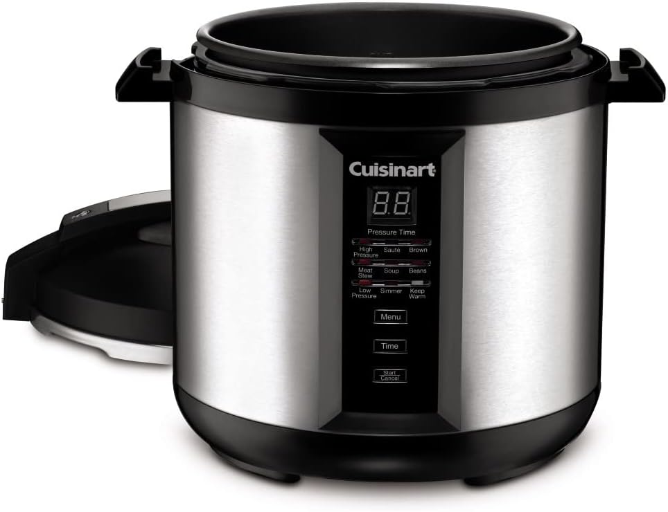 Cuisinart CPC-800 8-Quart Pressure Cooker, Silver