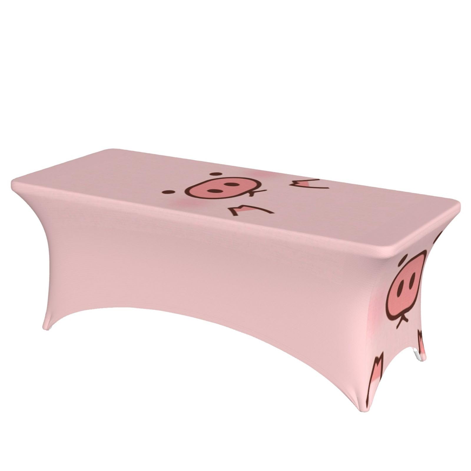 ERCgad Cute Pig Print Rectangular Tablecloth Dining Banquet Party Events Home Celebration Table Cover