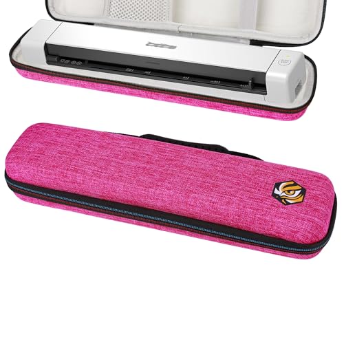 Umbrotiger Scanner Travel Case Compatible with Brother DS-640/740D/720D/940DW, Doxie Go SE Duplex Compact Mobile Document Scanner Storage Bag (Rose...