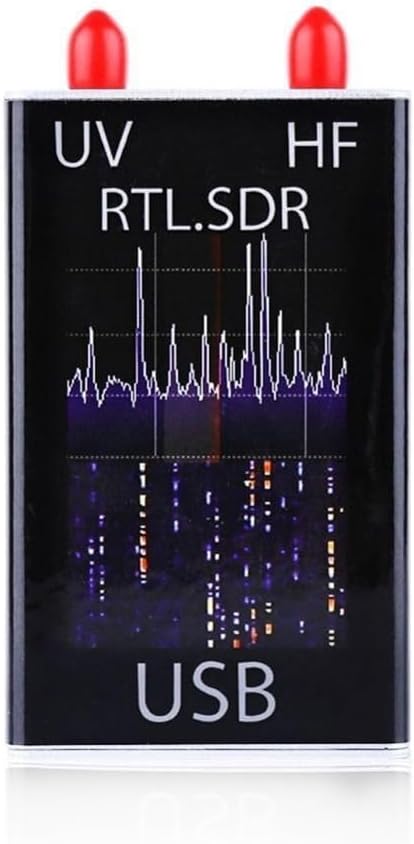 High Performance RTL2832U R820T2 USB Receiver, Operating from 100KHz to 1766MHz for VHF UHF and Shortwave Bands
