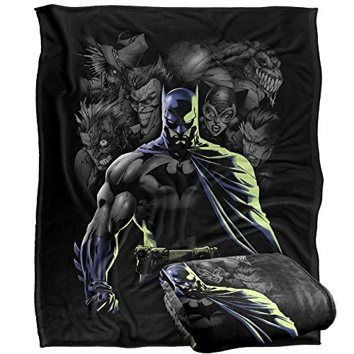 Batman Villains Unleashed Officially Licensed Silky Touch Super Soft Throw Blanket 50 x 60