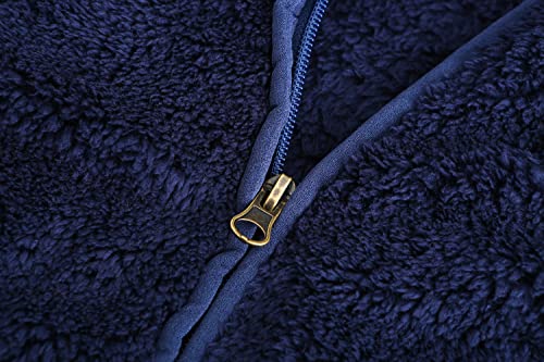 Image of Boys Girls Soft Fleece Sherpa Full-zip Jacket