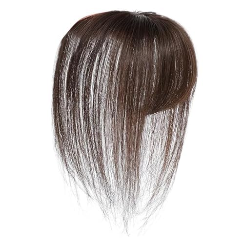 Derwrtup Clips de flequillo para mujer | Distintos postizos de pelo humano para mujeres, pinzas ajustables para el pelo, extensión de espesamiento para cabello más fino, uso diario, cosplay