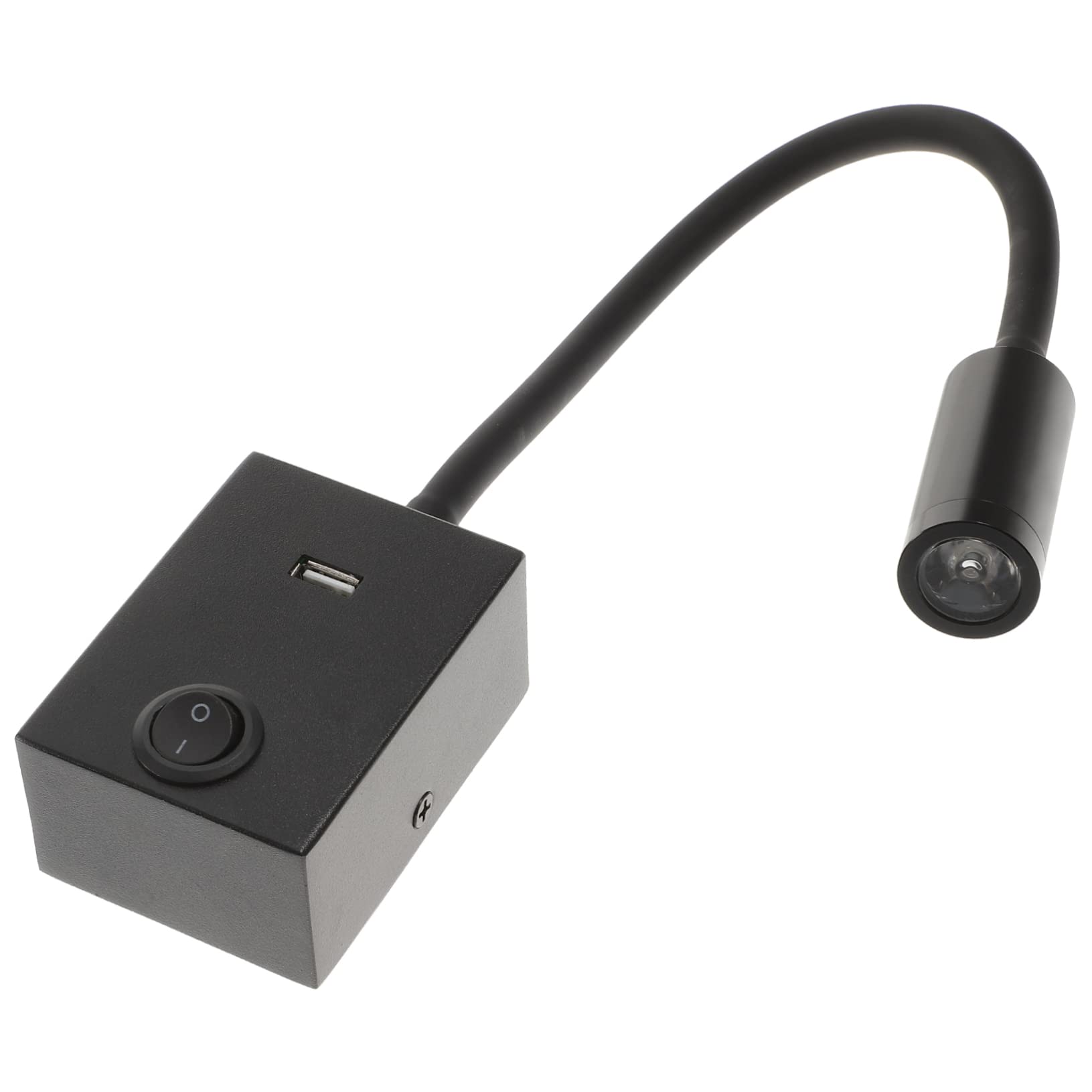 Cabilock 360°Adjustable Led Bedside Reading Light Soft Tube Wall Lamp for Bedroom Eye Care Book Light