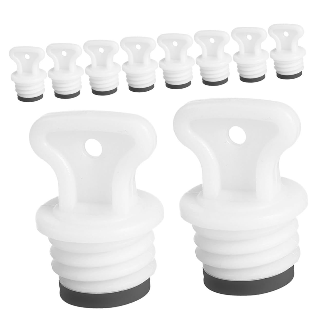 INOOMP 10pcs Leakproof Hot Water Bottle Stoppers Rubber Caps for Hot Water Bags Reliable Sealing Plugs for Leak Prevention Essential Accessories for Use
