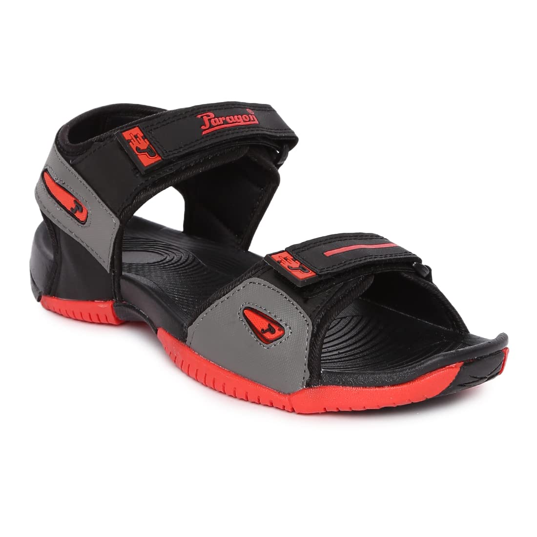 PARAGON FB9130GP Men Stylish Sandals | Comfortable Sandals for Daily Outdoor Use | Casual Formal Sandals with Cushioned Soles Red (B0BDZZCDLS) Amazon Price History, Amazon Price Tracker