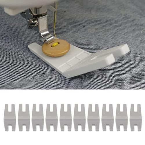 Pies prensatelas para máquina de coser tipo joroba plástico x10 miniatura 3