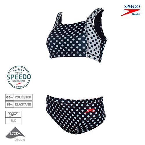 Speedo Pois Sunkini, Feminino, Preto, GG2