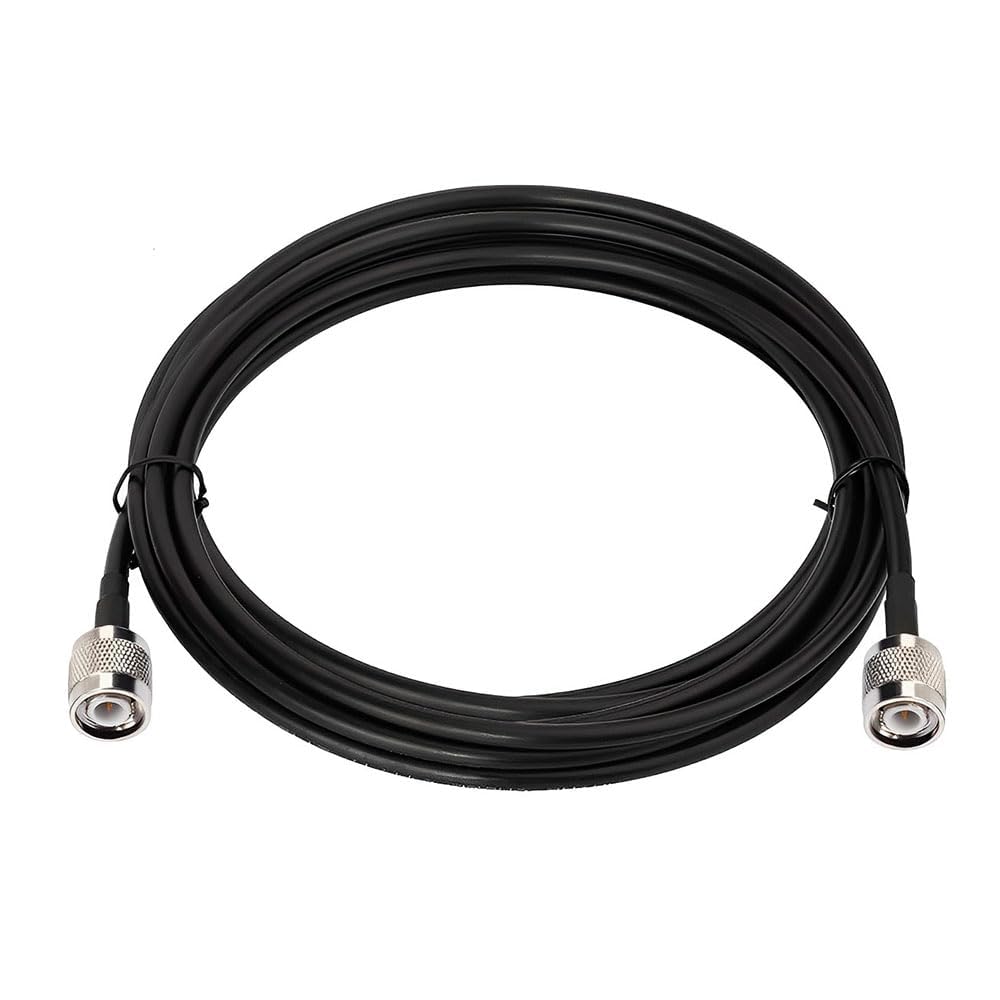 NBR TNC Male to TNC Male RG 58 Flexible RF Coaxial Jumper Cable for GPS Navigation Antenna | Broadcast | LAN Devices- 5 Meter-image-18