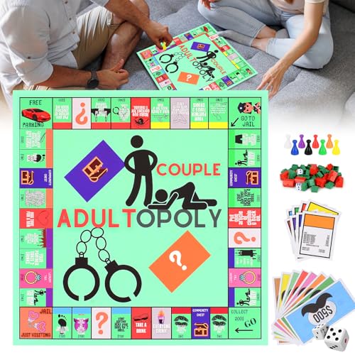 Yizemay Adultopoly Board Game, Adultopoly Juego de Mesa de...