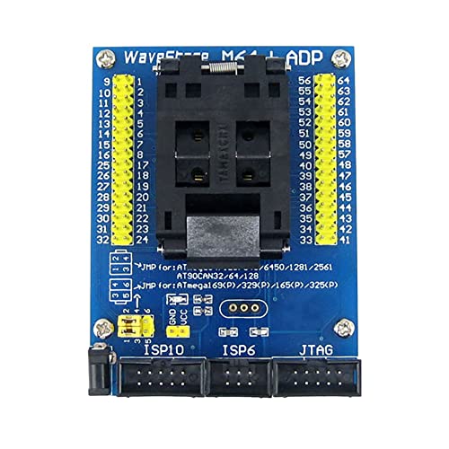 Programmateur ATmega128A M64 avec socket de test AVR sécurisé pour circuit imprimé