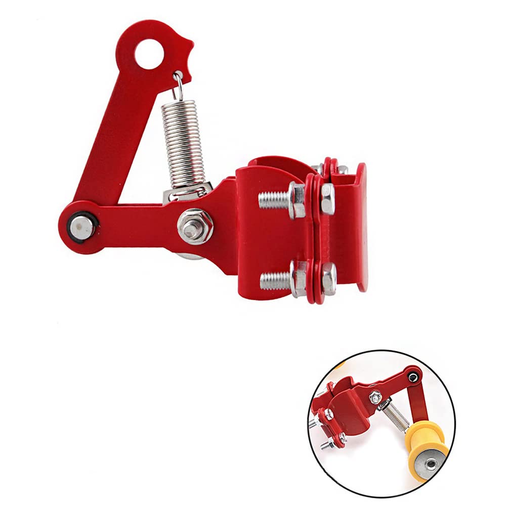 Moto Catena Regolatore Tendicatena Regolatore Automatico Alluminio Rosso Per Motocross Dirt Bike ATV