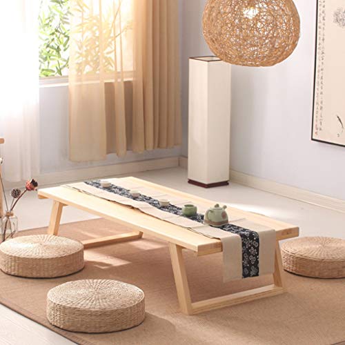 Table basse en bois 60 cm pour optimiser les petits salons étroits