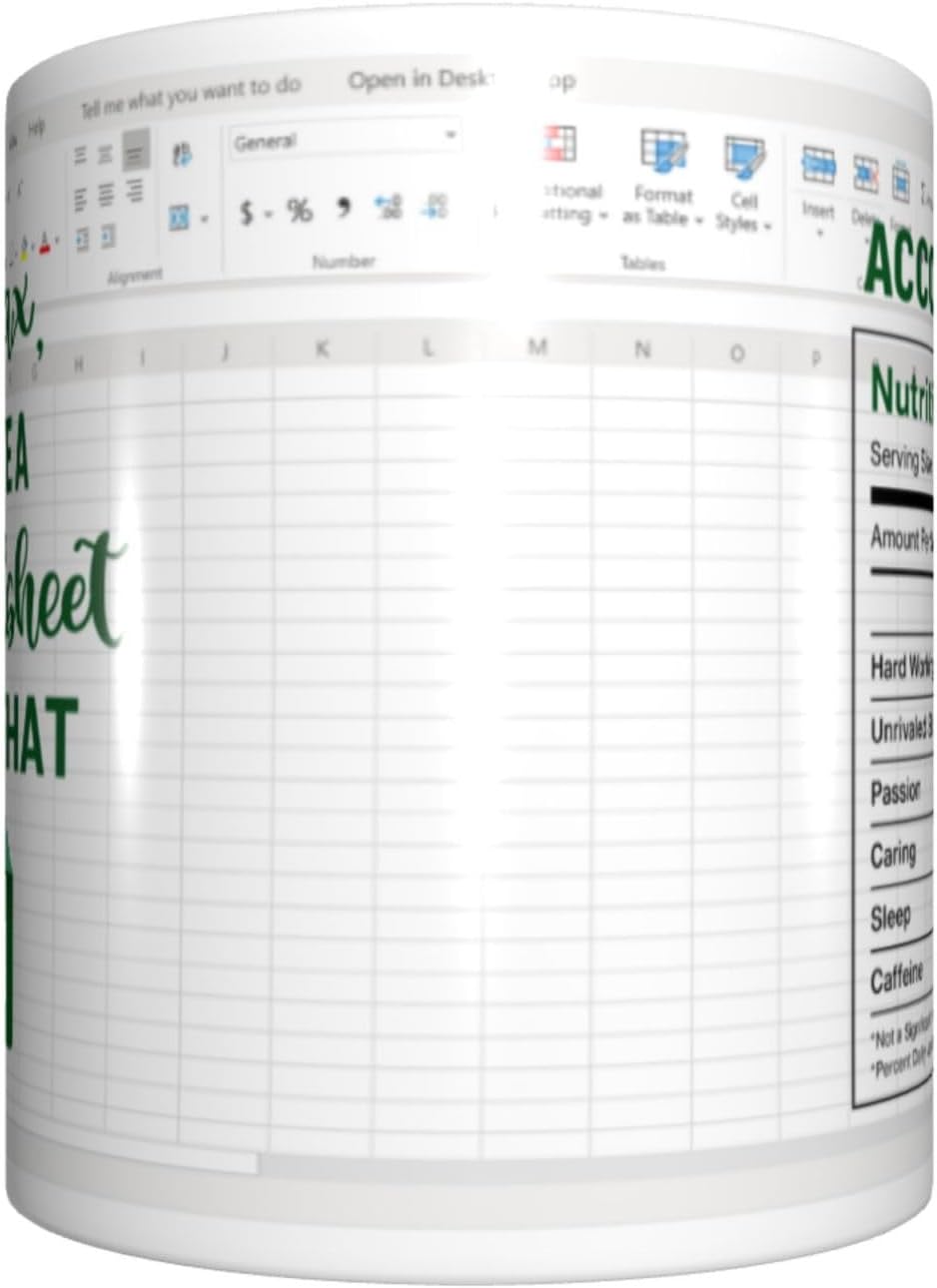 FEIMOT Accountant Gifts Spreadsheet Tumbler, Accountant Gifts for Women Men CPA Coworkers, Ohh This Calls for A Spreadsheet for Boss，Accountants Gift Coffee Mug for Birthday Christmas - Image 2