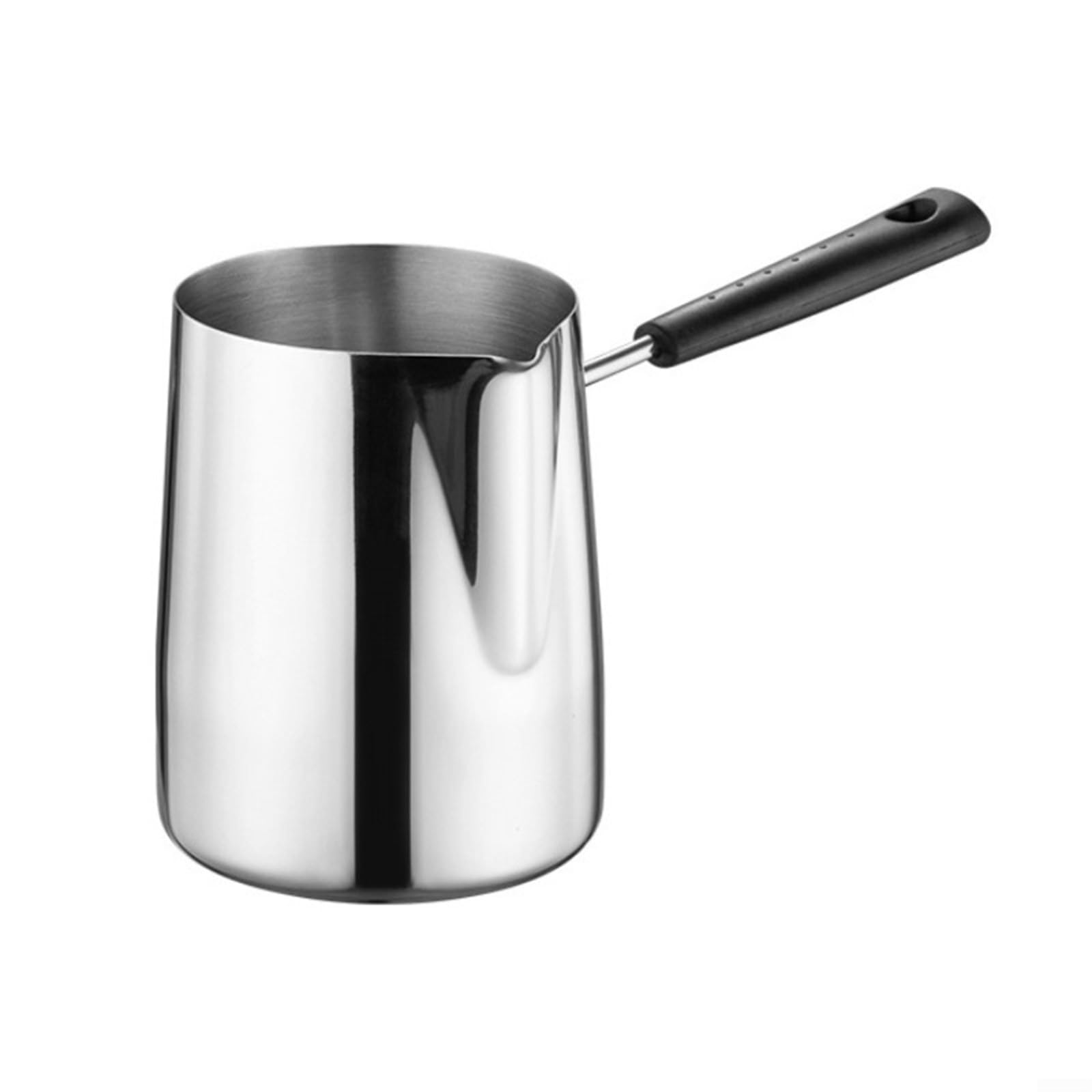 Turkish Coffee Pot, Stainless Steel Stovetop Coffee Make Butter Warmer With Spout For Easy Pouring, Milk Warmer Pan For Heating(900ML)