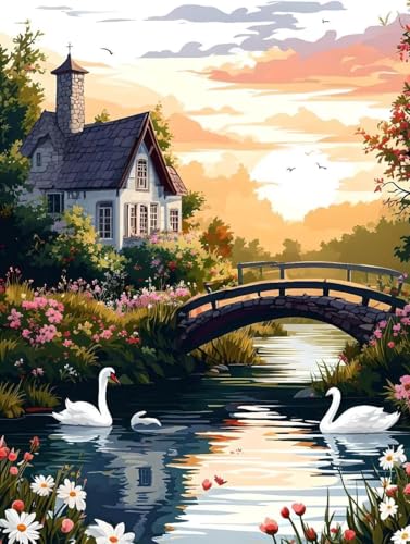 Peinture par numéro grand format pour animer vos après-midis bricolage en famille au salon
