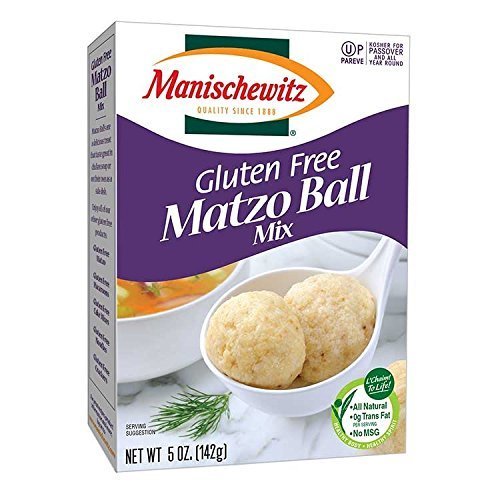 MANISCHEWITZ Reduced Sodium Matzo Ball Mix, 5-Ounce Boxes (Pack of 6)